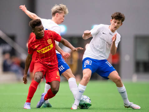 Nordsjällands Mickael Dosso mot Norrköpings Jesper
