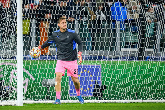 Goalkeeper Johan Dahlin of Malmö FF