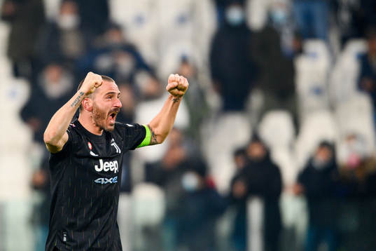 Leonardo Bunucci of Juventus celebrates