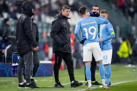 Jon Dahl Tomasson, head coach of Malmö FF and Veljko