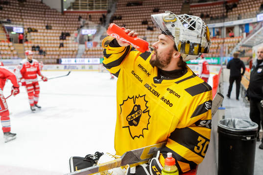 Skellefteås målvakt Gustaf Lindvall