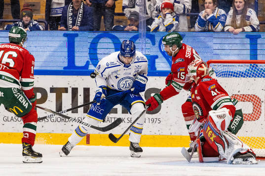Leksands Max Veronneau och Frölundas Anders Grönlund