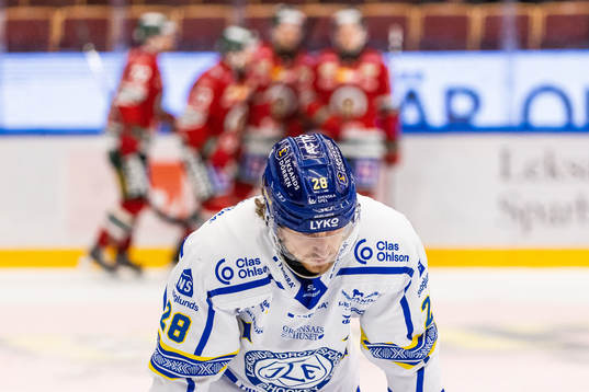 Leksands Justin Glenn Kloos deppar