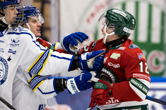 Leksands Martin Karlsson och Frölundas Max Friberg