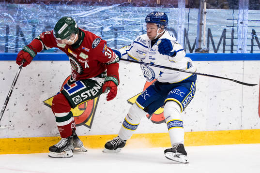 Frölundas Nicklas Lasu och Leksands Tobias Ekberg