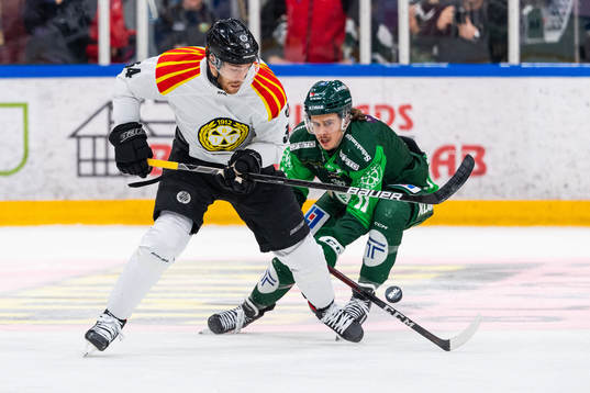 Brynäs Oscar Eklind och Färjestads Joakim Nygård