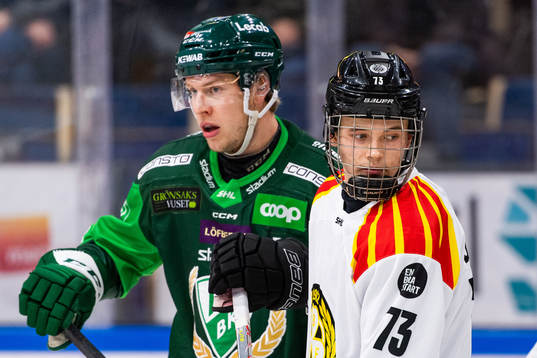 Brynäs Theo Lindstein looks dejected