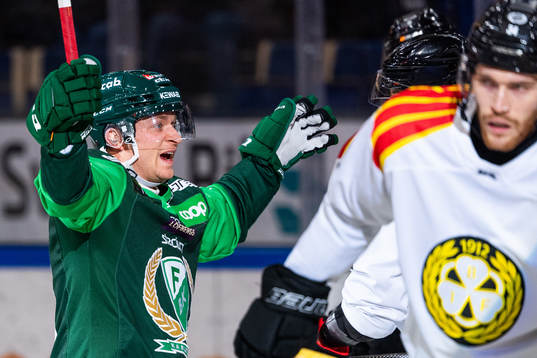 Färjestads Marcus Nilsson jublar