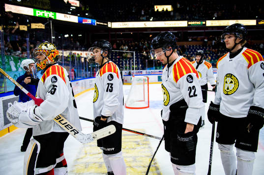 Brynäs målvakt Veini Vehviläinen, Theo Lindstein, Adam