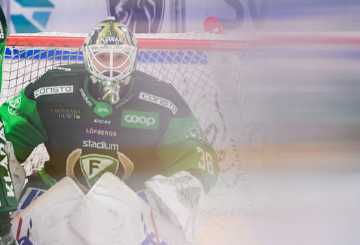 Färjestads målvakt Dominik Furch