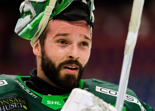 Färjestads målvakt Dominik Furch