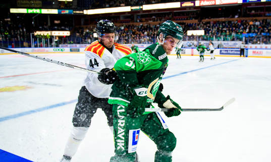 Brynäs Nicklas Danielsson och Färjestads Carl Jakobsson