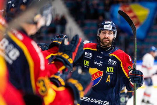 Djurgårdens Ludvig Rensfeldt jublar