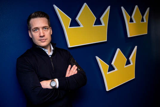 Sveriges nya förbundskapten Sam Hallam