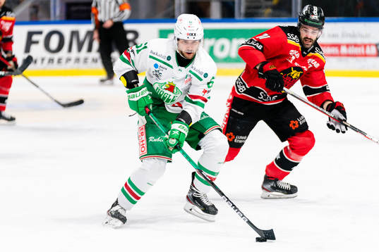 Rögles Ludvig Larsson och Luleås Linus Fröberg