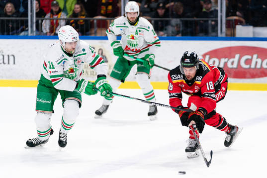 Luleås Sami Lepistö och Rögles Mattias Sjögren