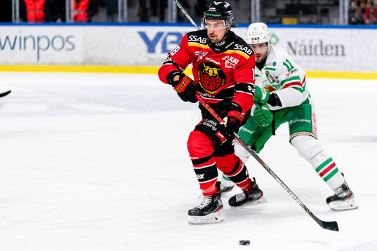 Luleås Sami Lepistö och Rögles Mattias Sjögren