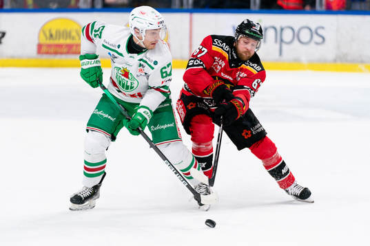 Rögles Leon Bristedt och Luleås Linus Omark