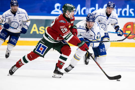 Frölundas Johan Sundström och Leksands Carter Ashton