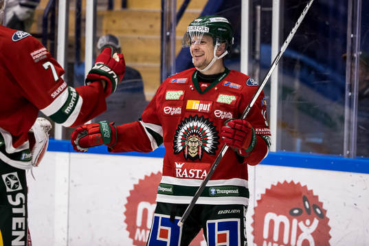 Frölundas Nicklas Lasu jubel