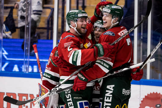 Frölundas Nicklas Lasu jubel