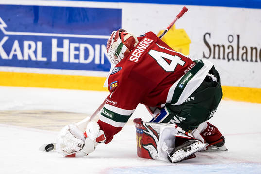 Frölundas målvakt Niklas Rubin