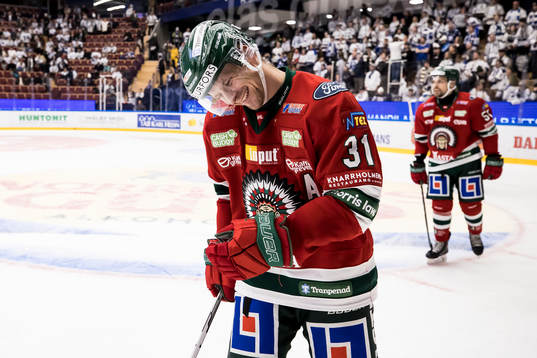 Frölundas Nicklas Lasu jubel