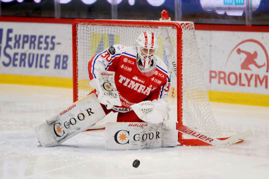 Timrås målvakt Jacob Johansson