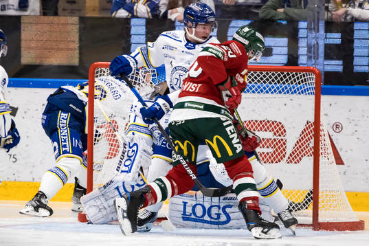 Leksands Calle Själin och Frölundas Joel Lundqvist