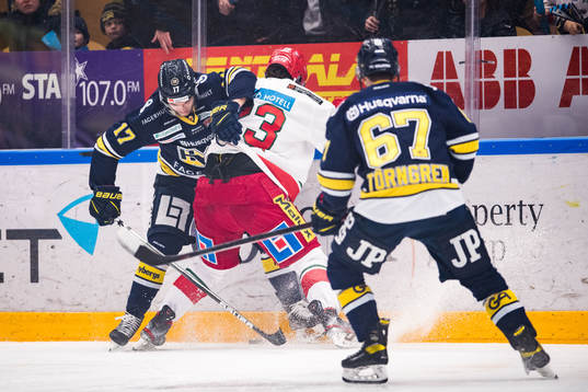 s Max Wennlund och Modos Daniel Sylwander