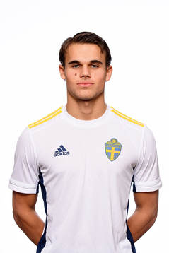 Simon Sjöholm i P15-landslaget