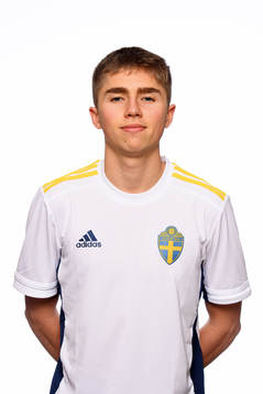 Hugo Bäckstrand i P15-landslaget