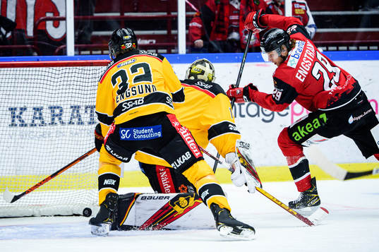 Malmö Redhawks Eric Engstrand gör 1-1