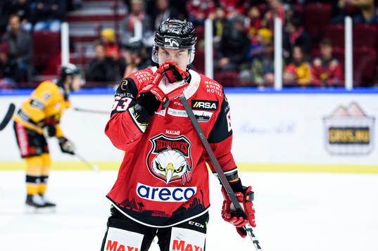 Malmö Redhawks Fredrik Händemark deppar