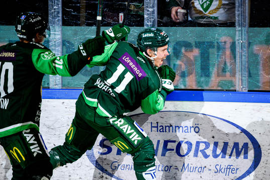 Färjestads Joakim Nygård jublar
