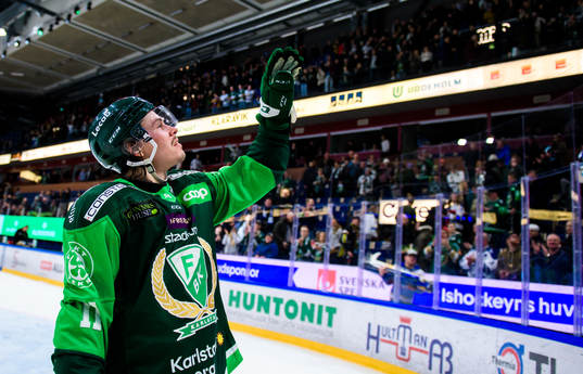 Färjestads Joakim Nygård jublar