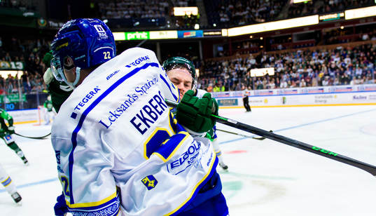 Färjestads Joakim Nygård och Leksands Tobias Ekberg