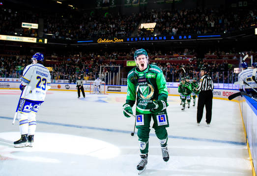 Färjestads Joakim Nygård jublar
