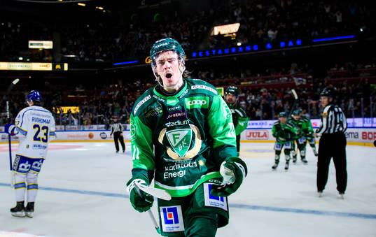 Färjestads Joakim Nygård jublar