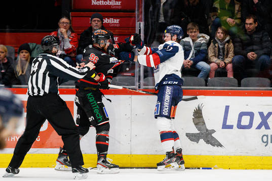 Örebros Robin Kovacs och Linköpings Henrik Törnqvist