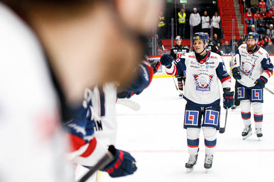 Linköpings Benjamin Maxwell jublar