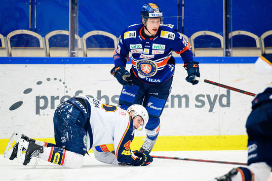Djurgårdens Ludvig Hedström och Växjös Theodor Johnsson