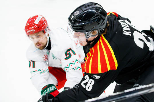 Frölundas Mats Rosseli Olsen och Brynäs Oskar Kvist