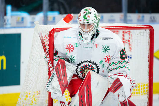 Frölundas målvakt Matthew Tomkins