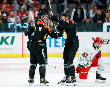 Brynäs Anton Rödin jublar