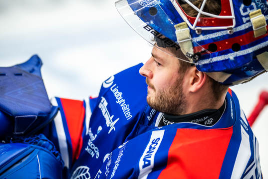 Oskarshamns målvakt Tim Juel