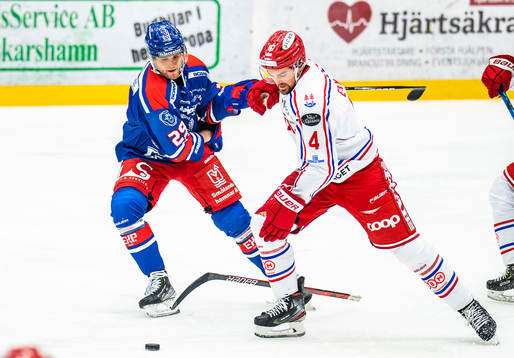 Oskarshamns Kim Rosdahl och Timrås Tim Erixon