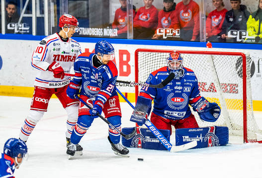 Timrås Robin Alvarez och Oskarshamns Brian Cooper samt