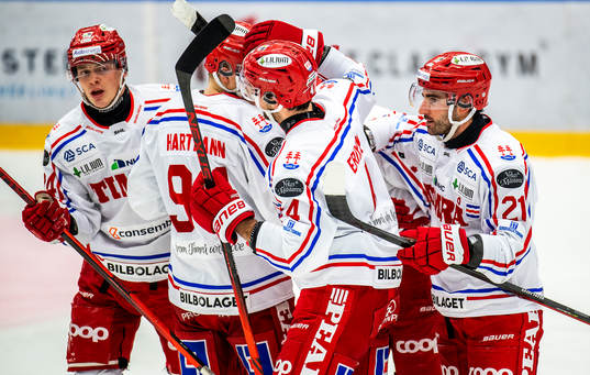 Timrås Joey LaLeggia jublar