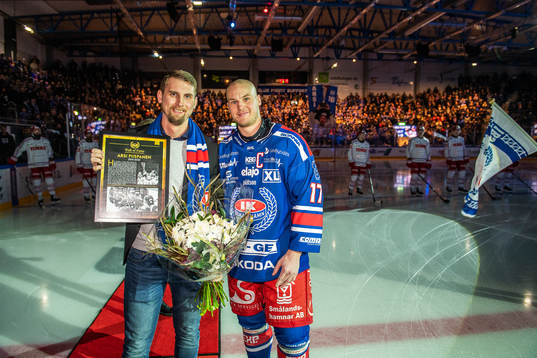 Förra Oskarshamns spelaren Arsi Piispanen, här